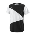 Wilson Tennis Tshirt Team II Triangle Crew schwarz/weiss Jungen